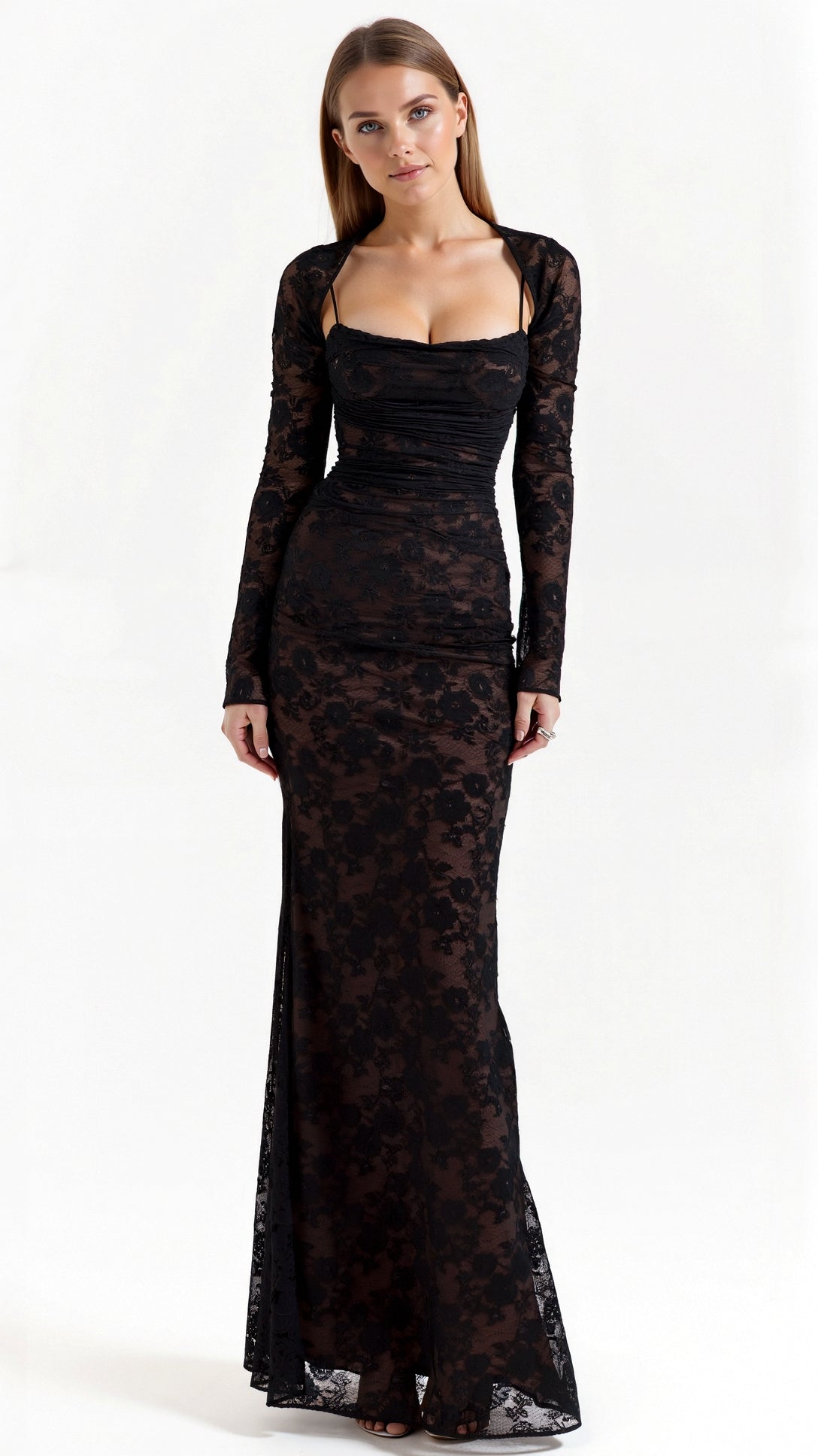 Nerissa Maxikleid aus Spitze