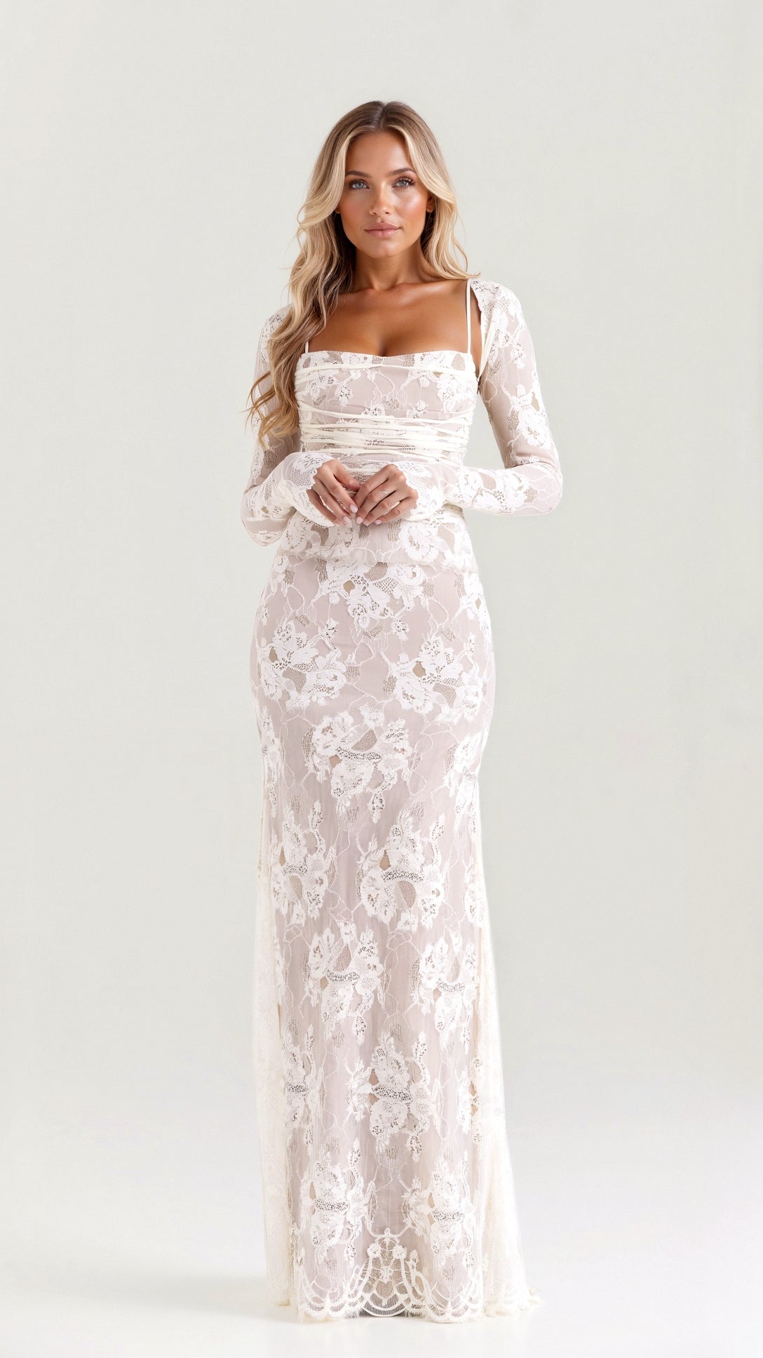 Nerissa Maxikleid aus Spitze