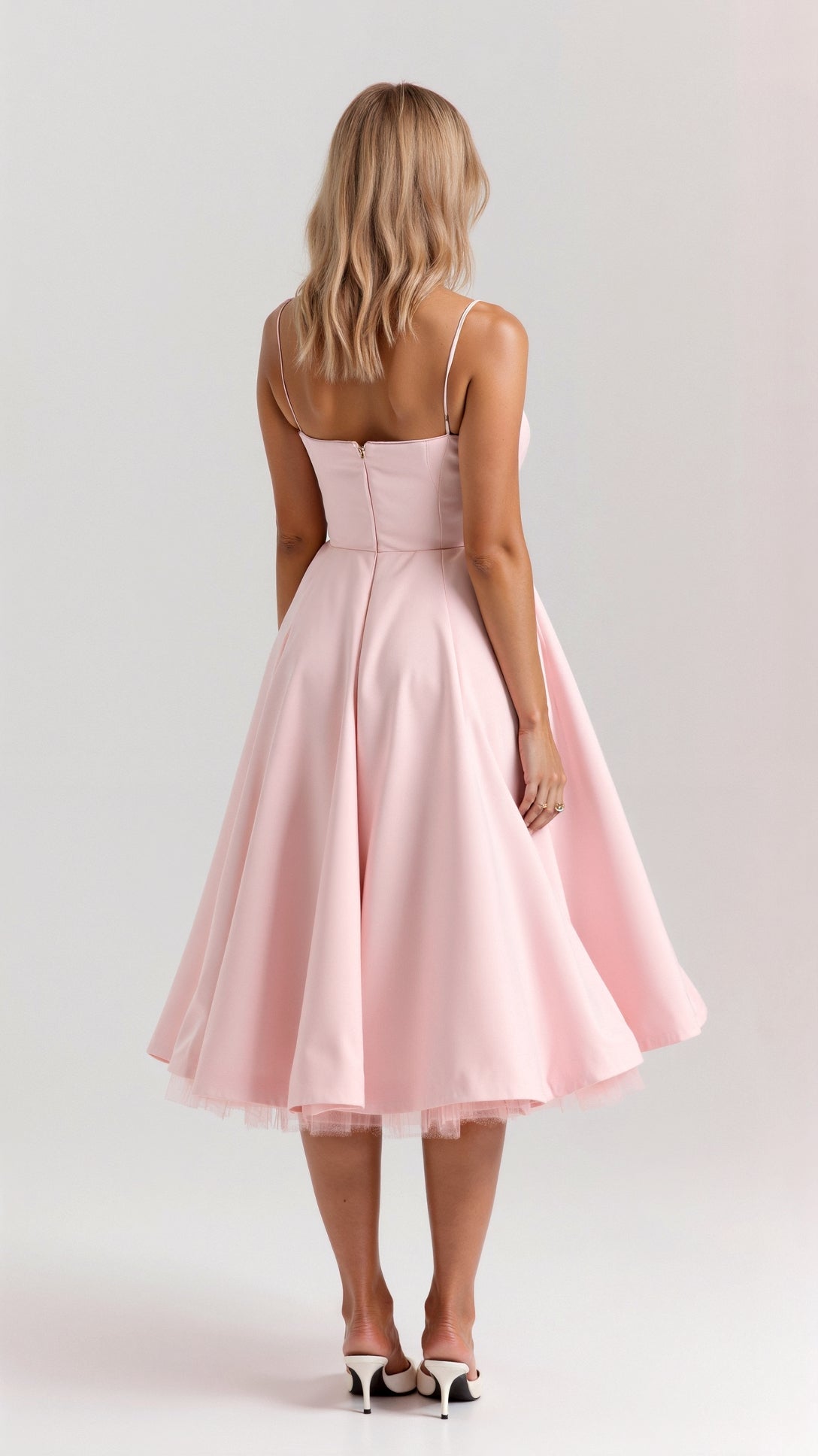 Isolde Tüll-Midikleid