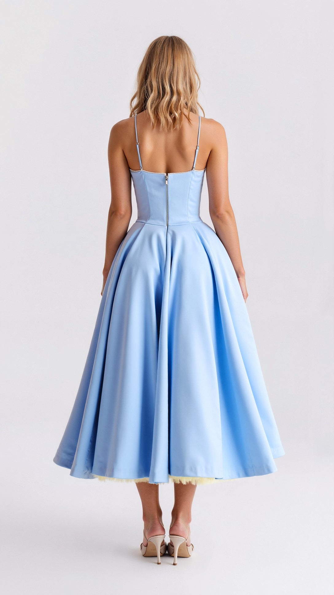 Isolde Tüll-Midikleid