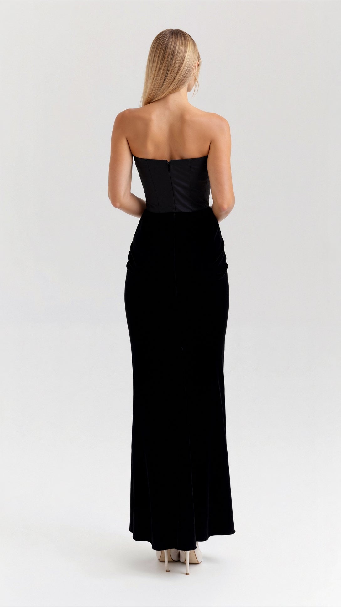 Trägerloses Maxikleid Luciana