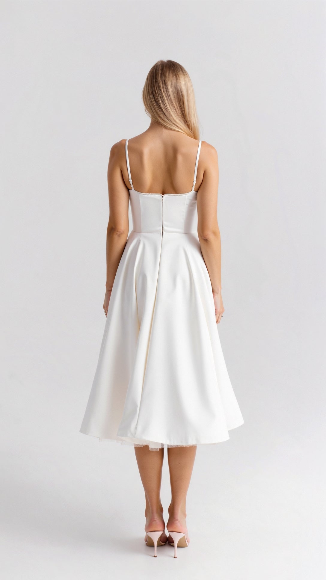 Isolde Tüll-Midikleid