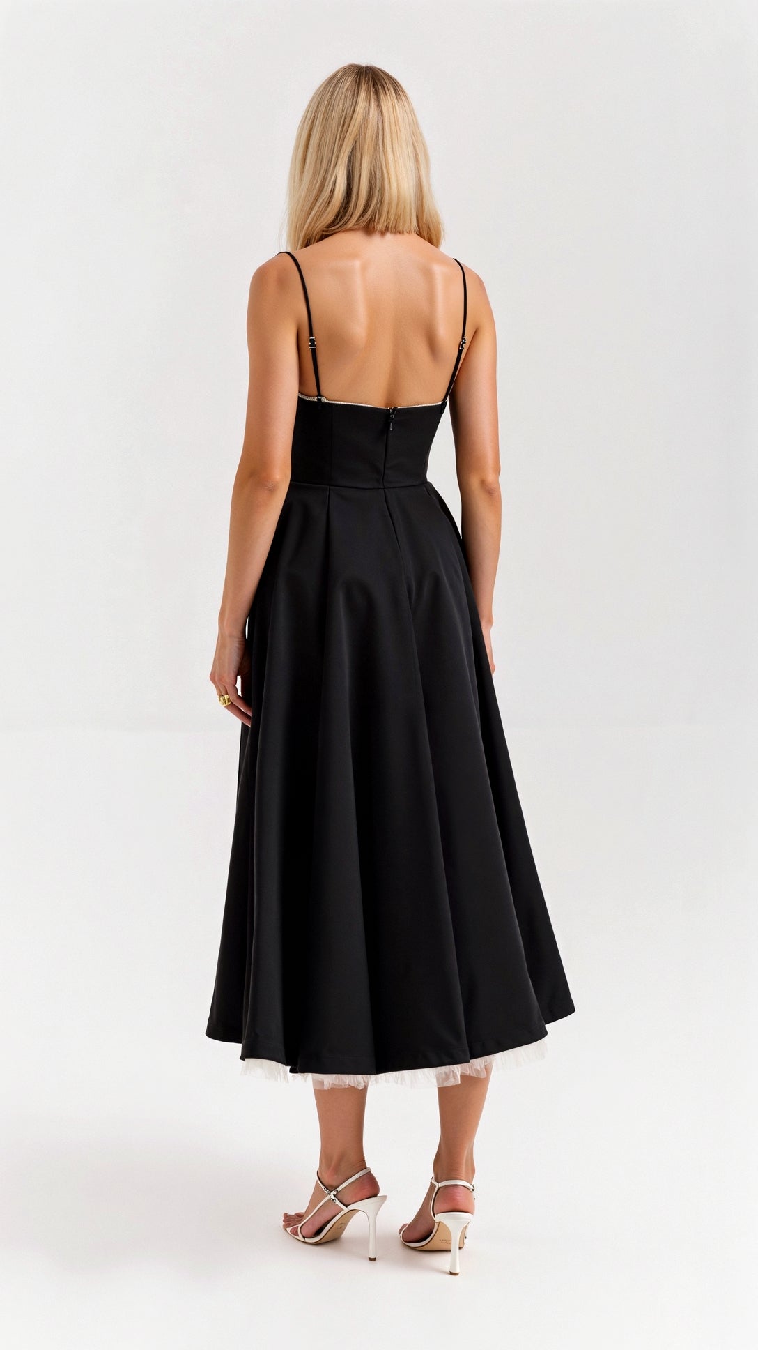 Isolde Tüll-Midikleid