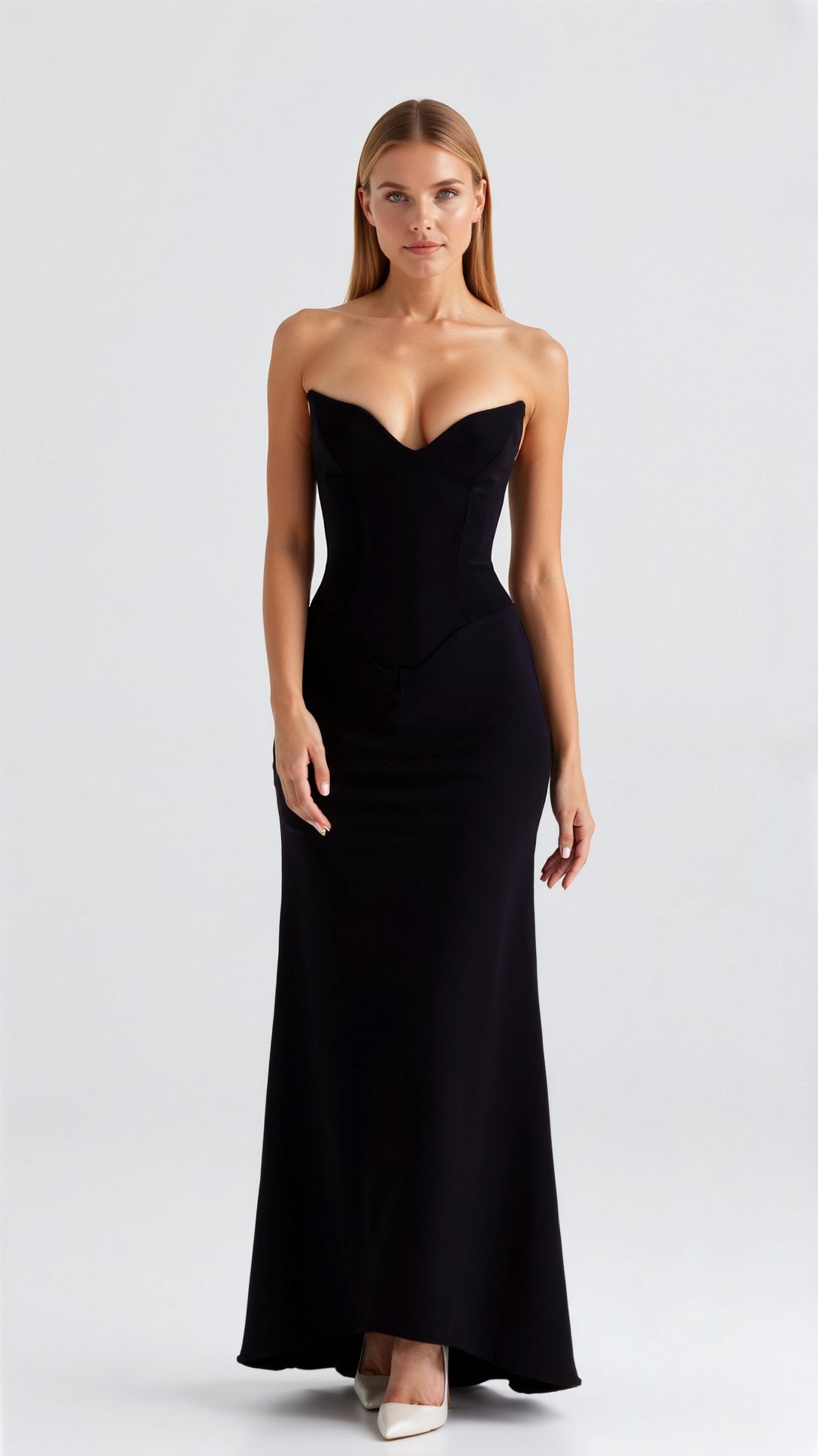 Trägerloses Maxikleid Melisande