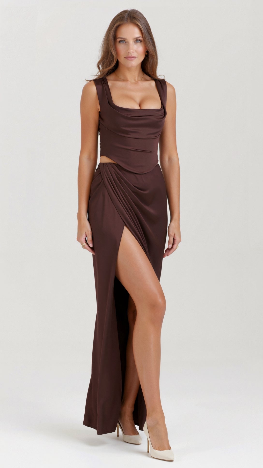 Sylvette Korsett-Maxikleid
