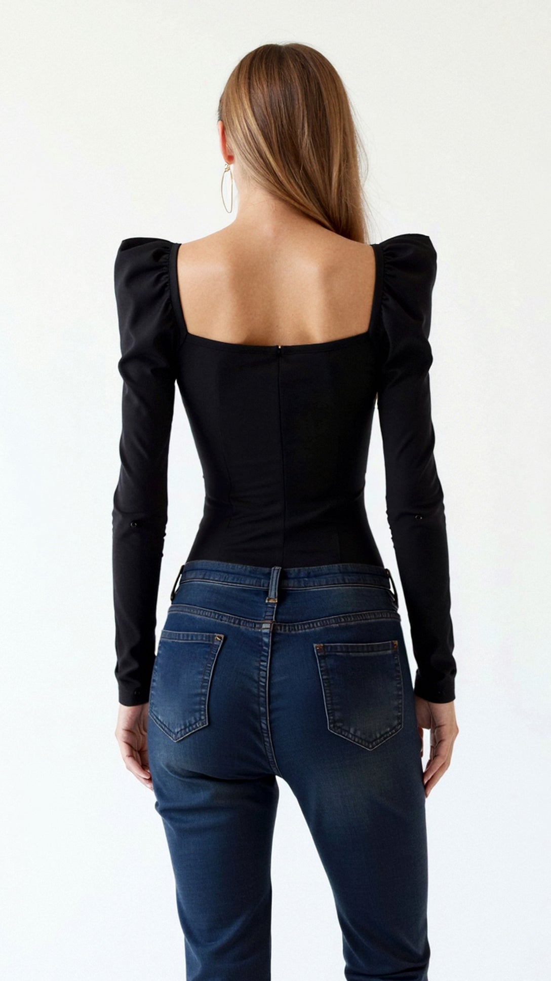 Xenia Top mit Puffärmeln