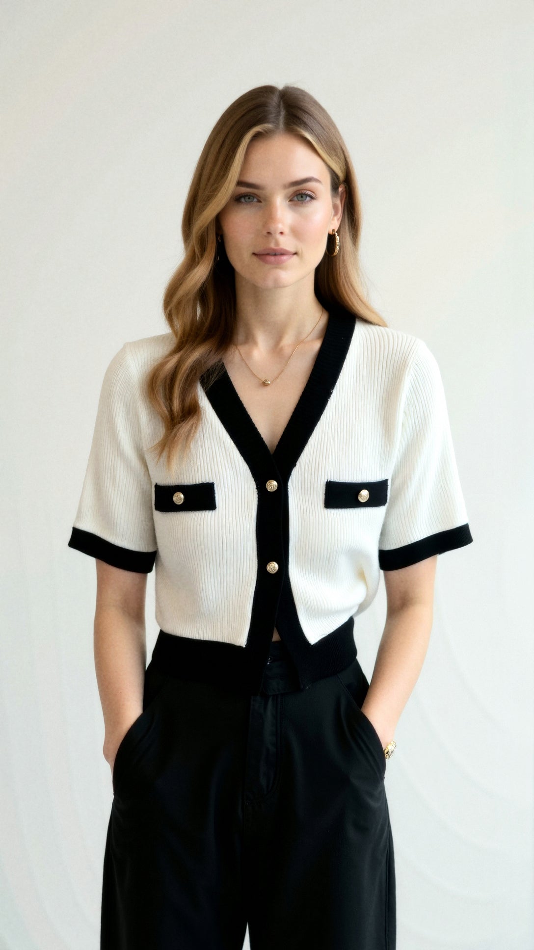 Nerina Kurzarmtop