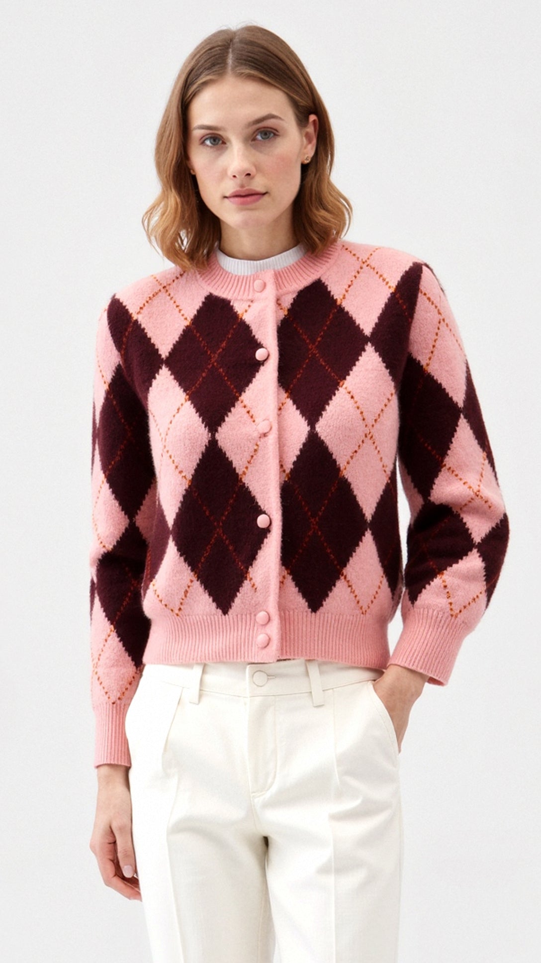 Melody Strick-Langarm-Cardigan