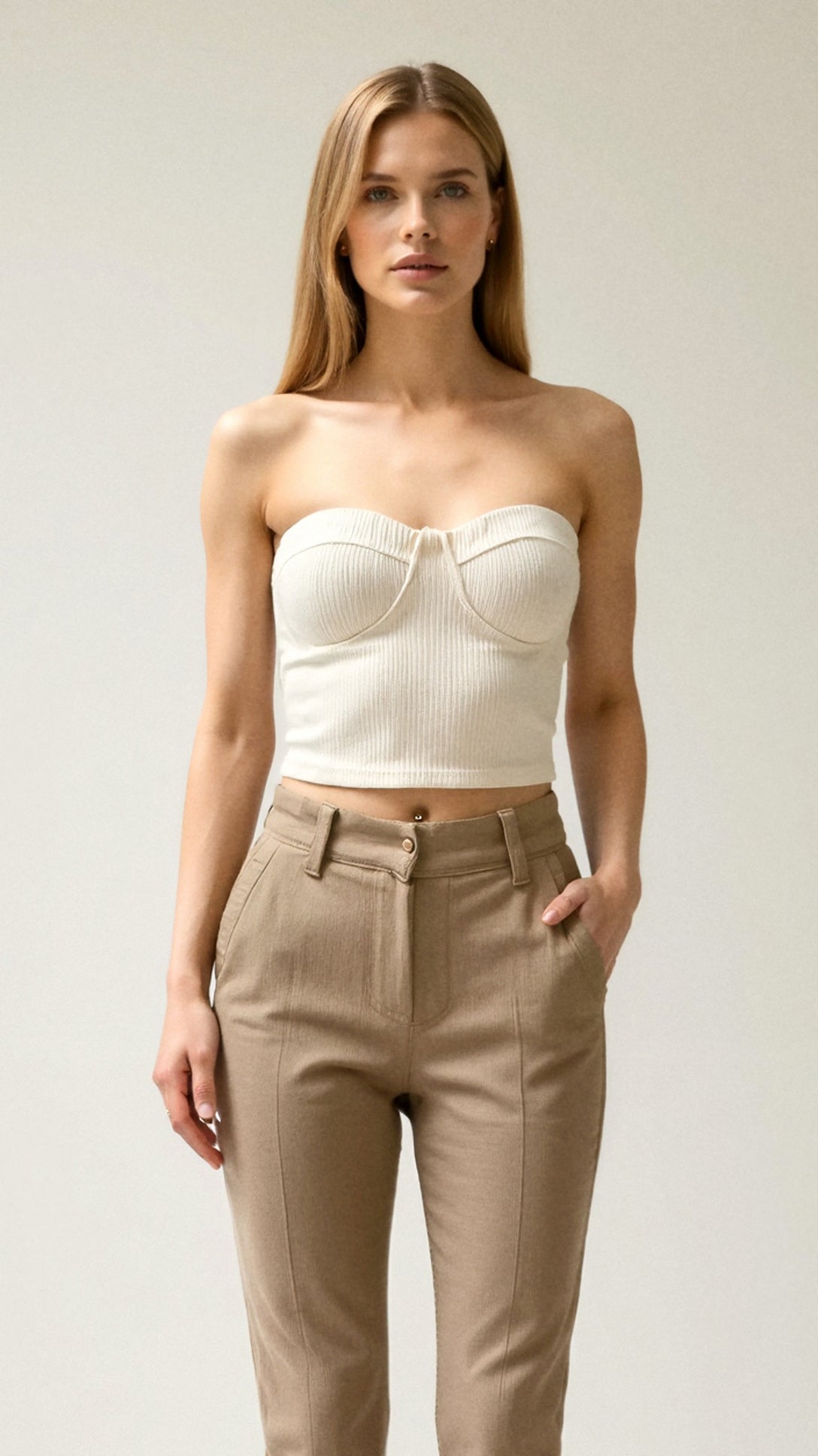 Trägerloses Tanktop „Hermine“