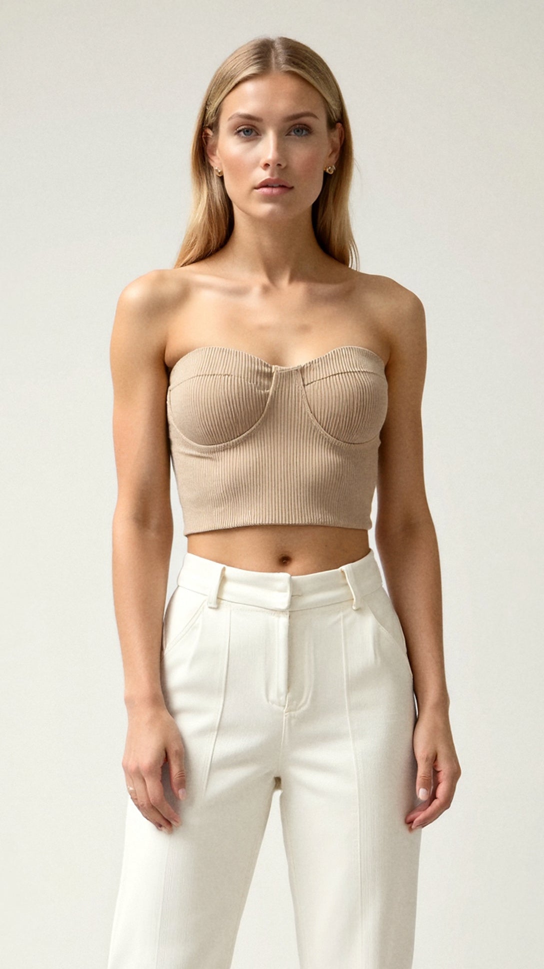 Trägerloses Tanktop „Hermine“