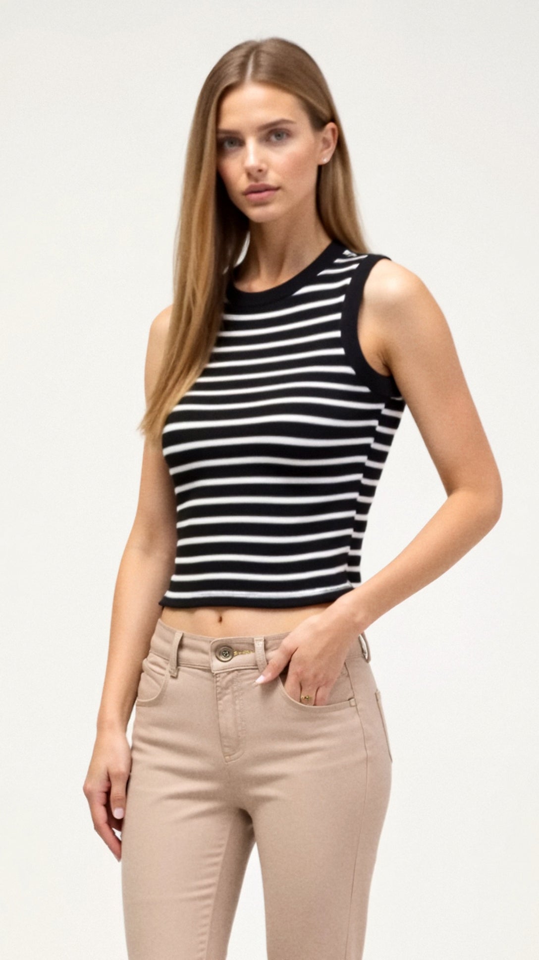 Gestreiftes Tanktop „Heloise“