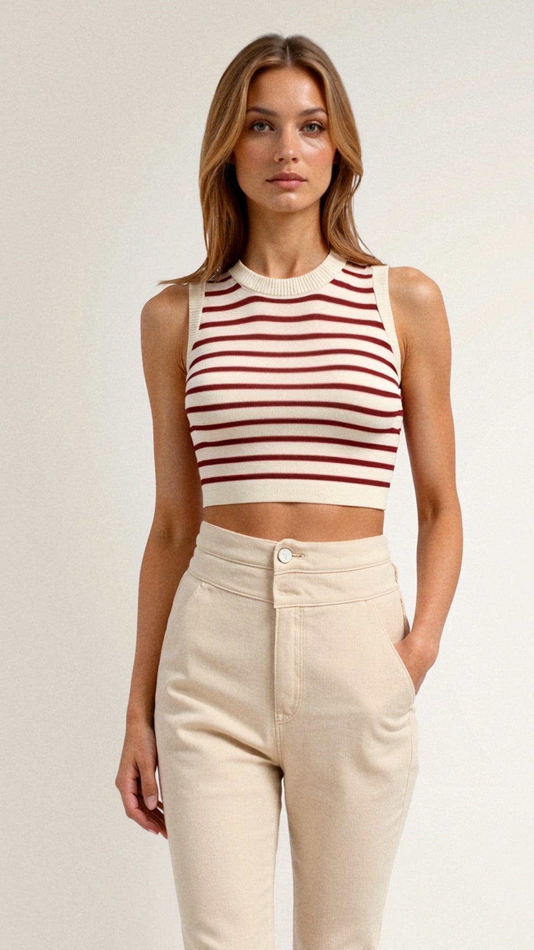 Gestreiftes Tanktop „Heloise“