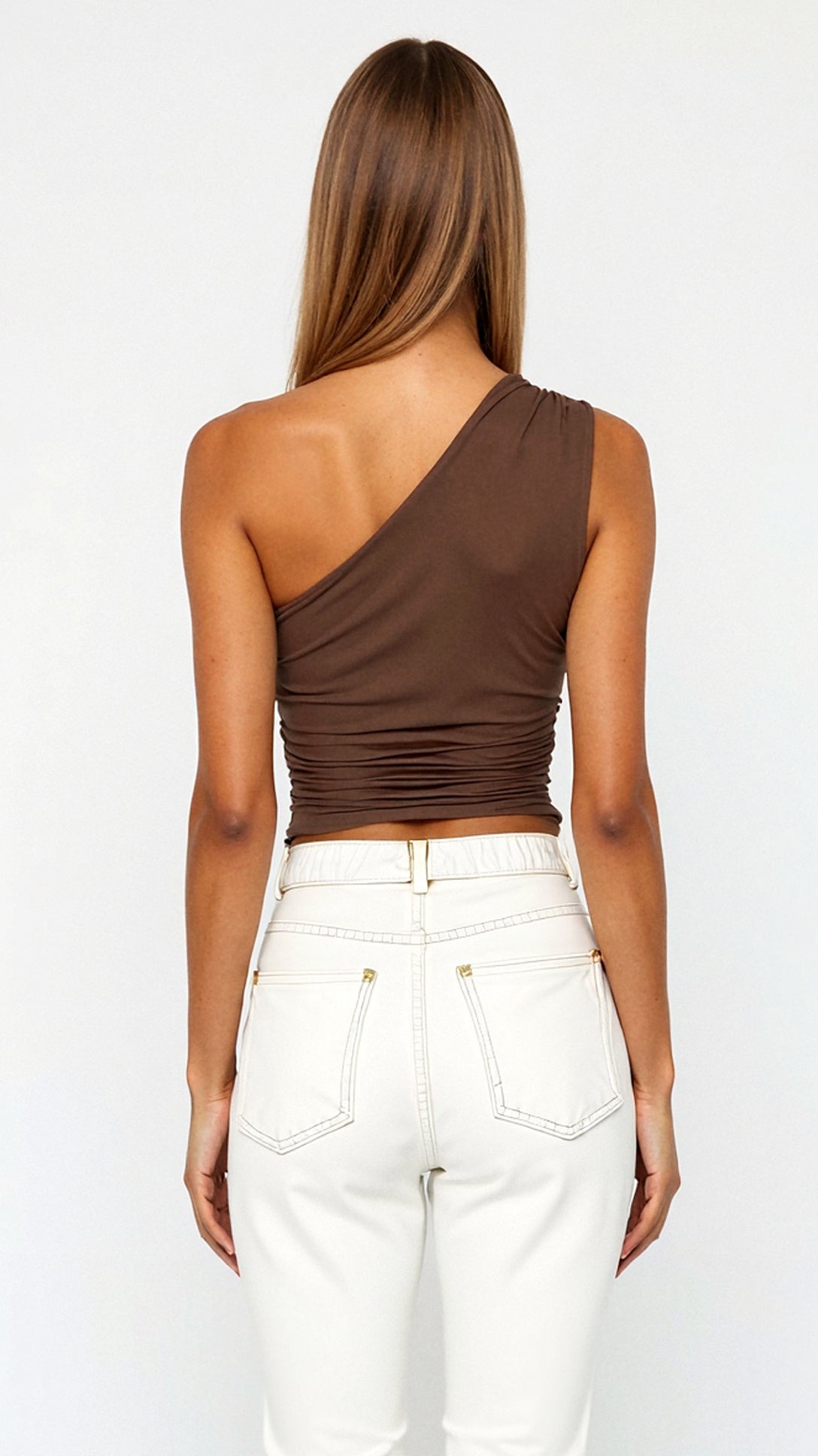 Ärmelloses One-Shoulder-Top Briony