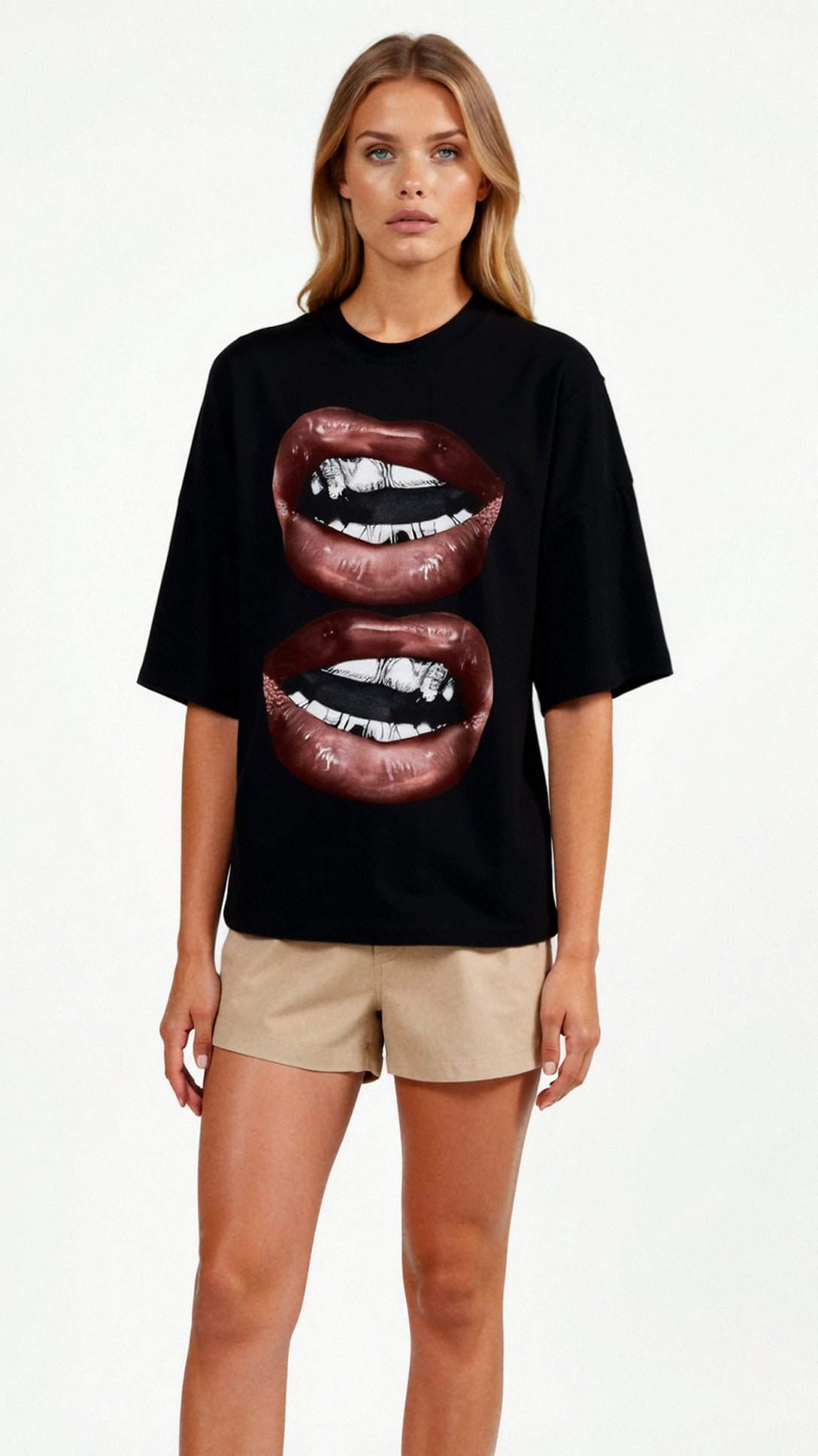 Natalia Oversize-T-Shirt mit Grafik