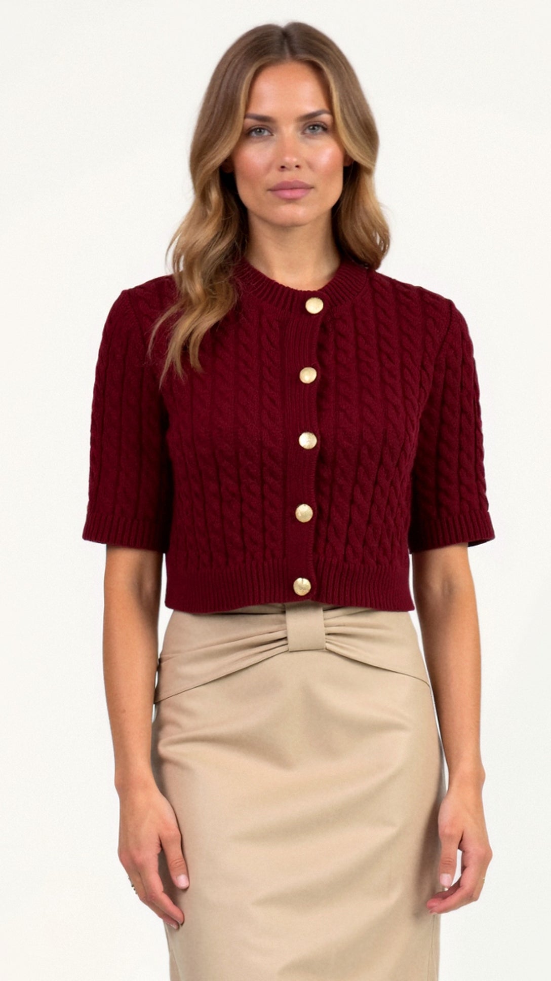 Faith – Kurze Strickjacke
