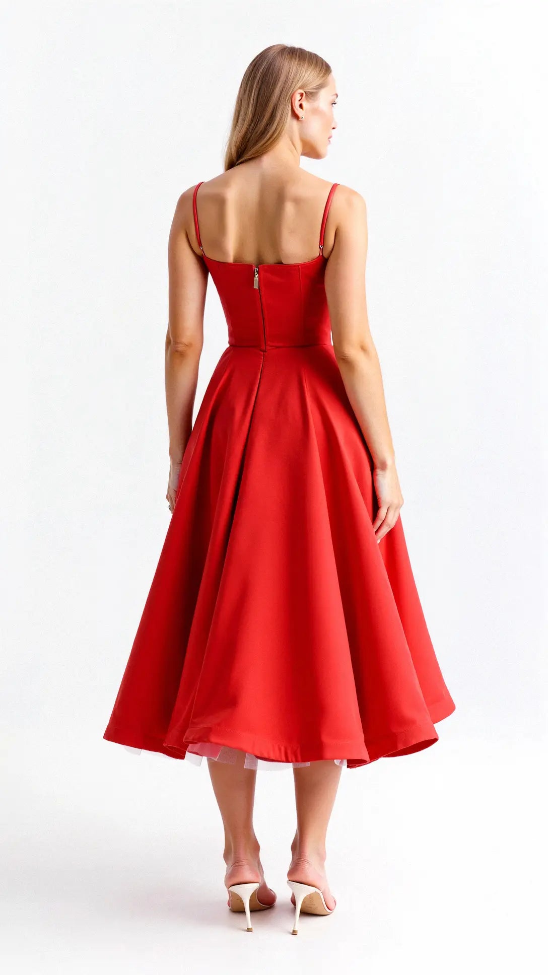 Isolde Tüll-Midikleid
