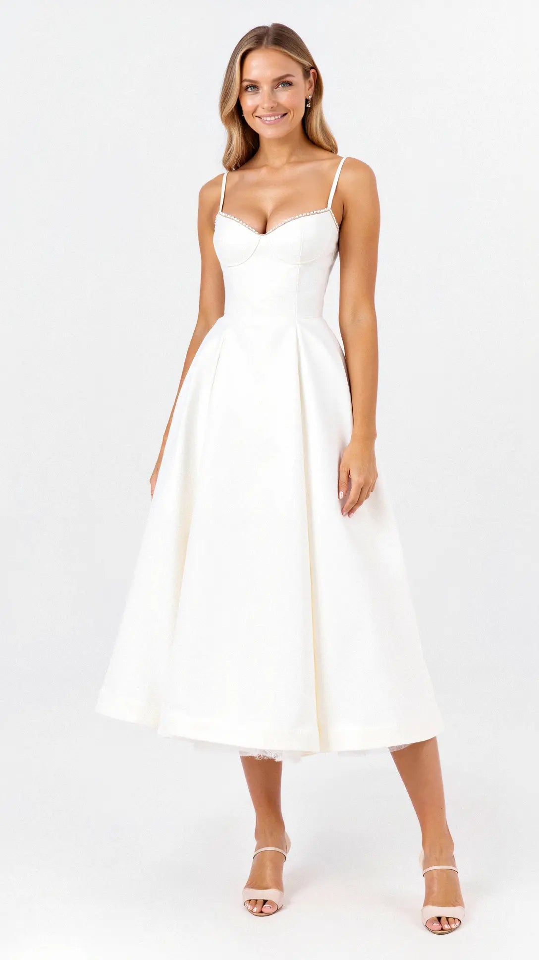 Isolde Tüll-Midikleid