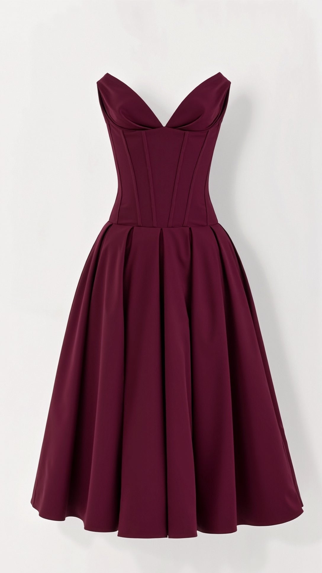 Trägerloses Midikleid Celestia
