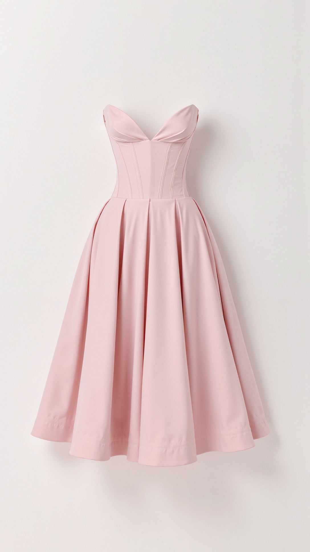 Trägerloses Midikleid Celestia