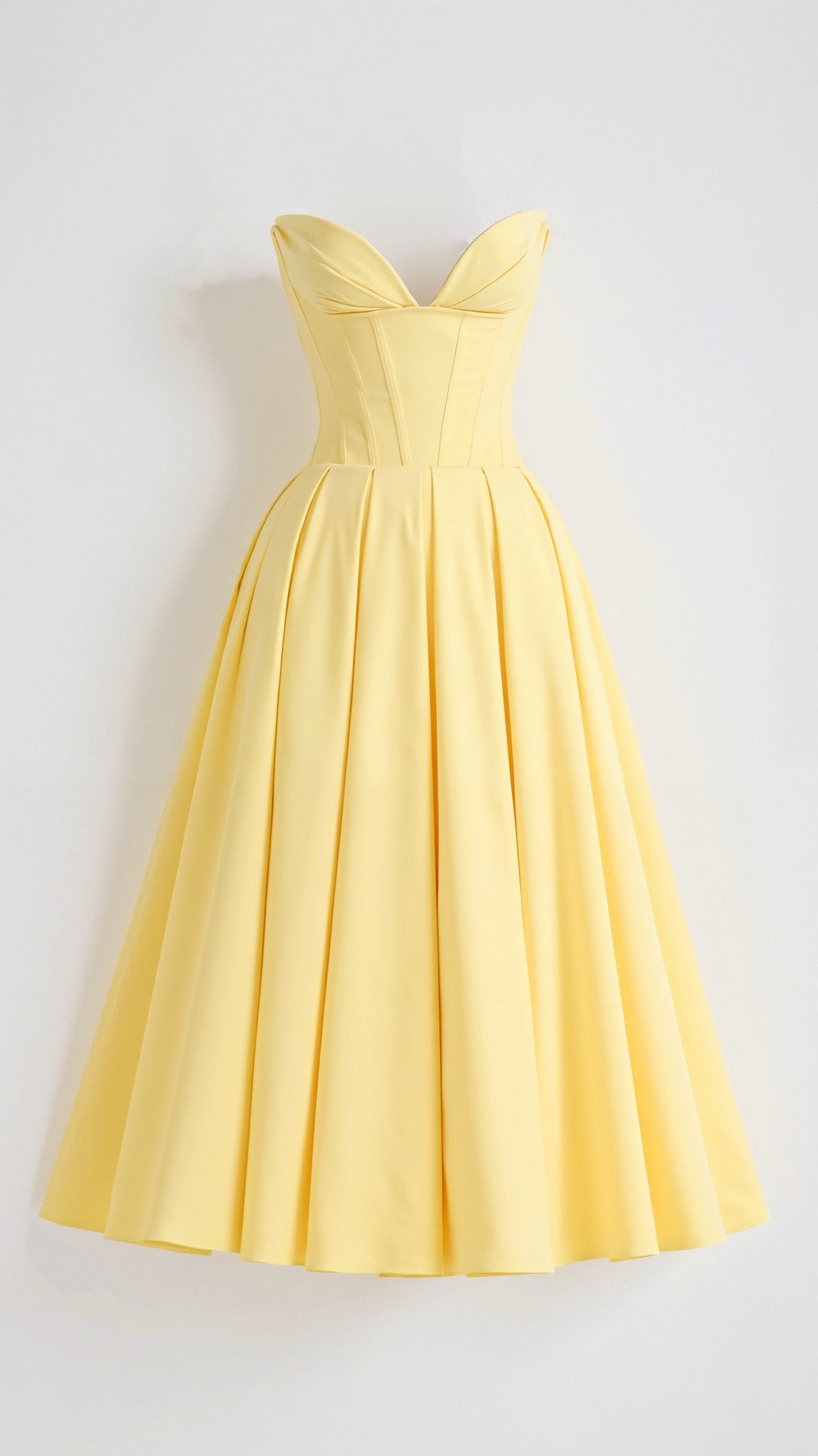 Trägerloses Midikleid Celestia