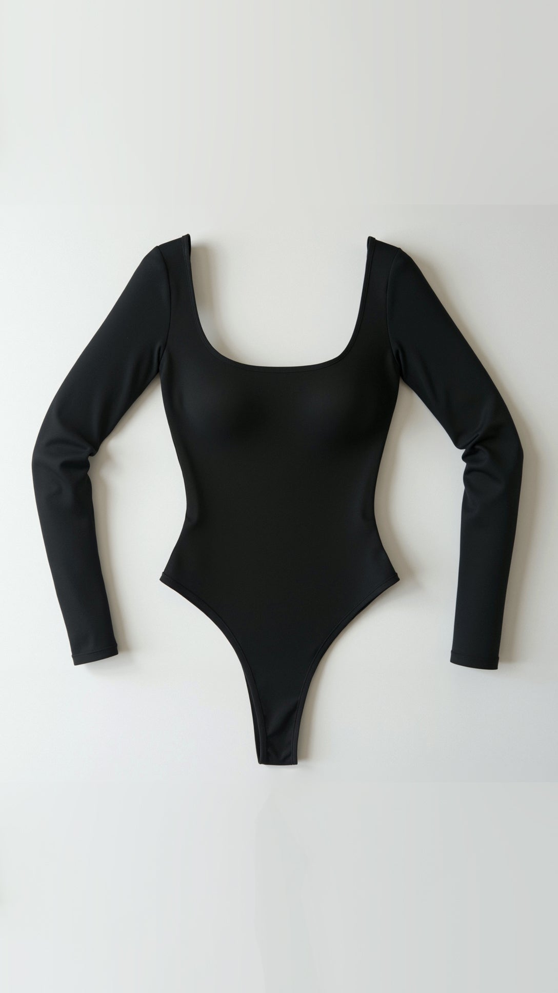 Nahtloser Langarm-Tanga-Body