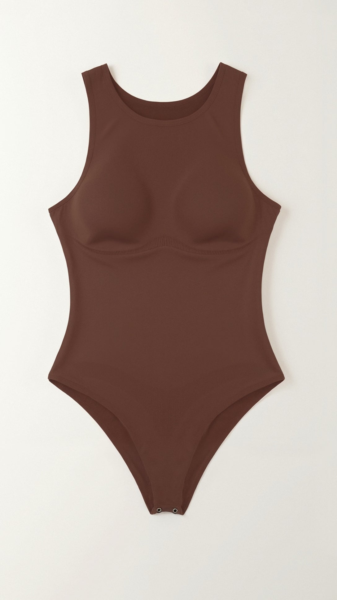 Tanga-Bodysuit mit Rundhalsausschnitt