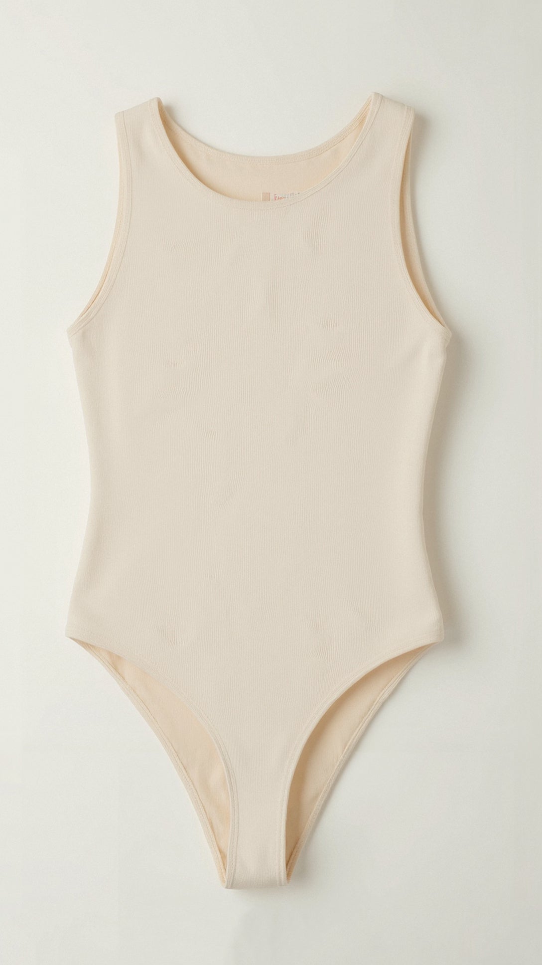 Tanga-Bodysuit mit Rundhalsausschnitt
