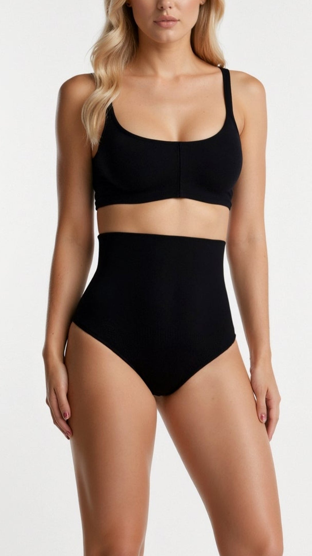 Nahtloser Tanga mit hoher Taille