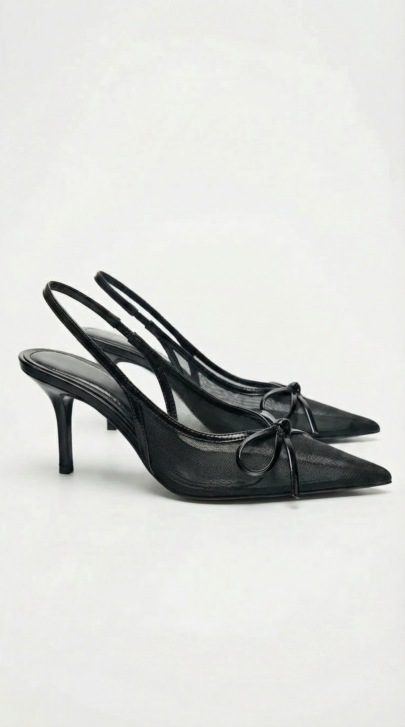 Michelle Slingback-Pumps aus Netzstoff
