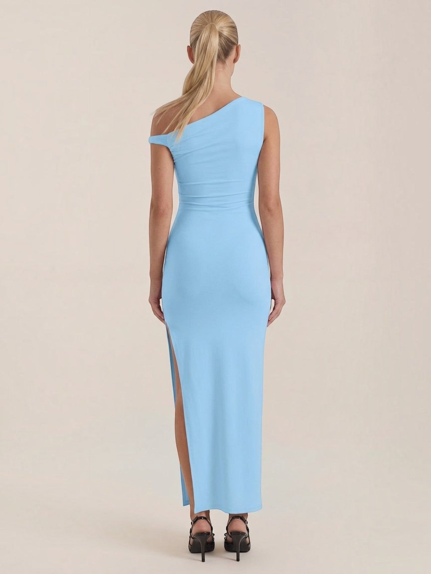 Deanna One-Shoulder-Maxikleid