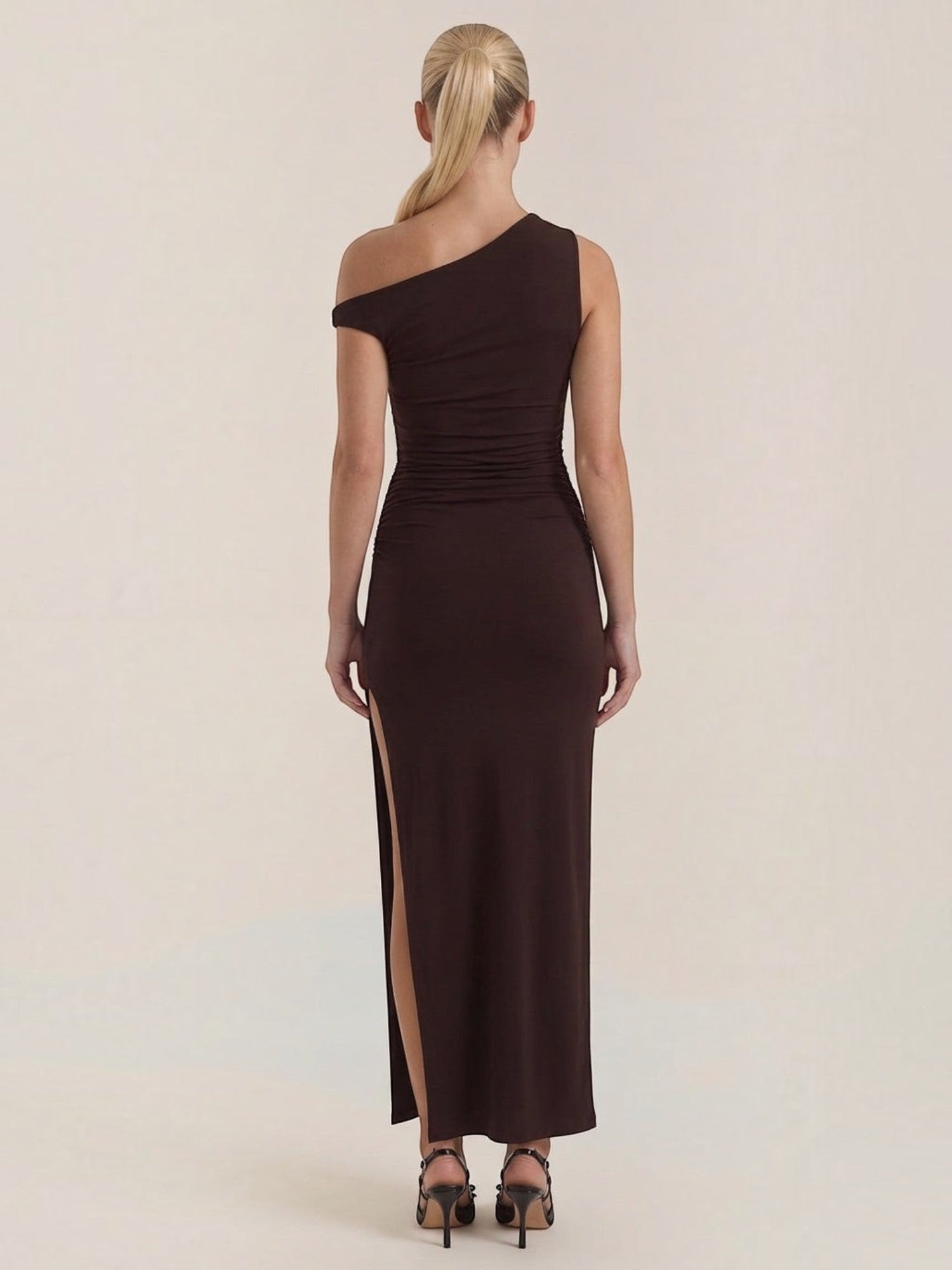 Deanna One-Shoulder-Maxikleid