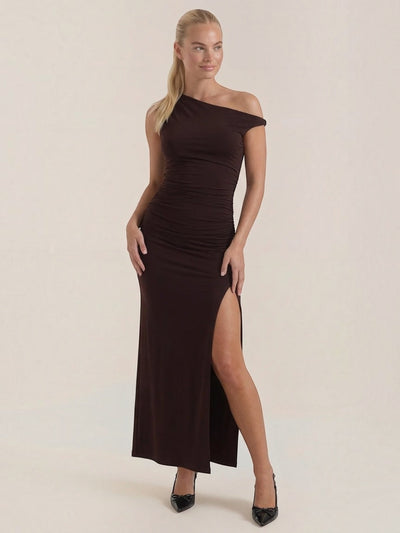 Deanna One-Shoulder-Maxikleid