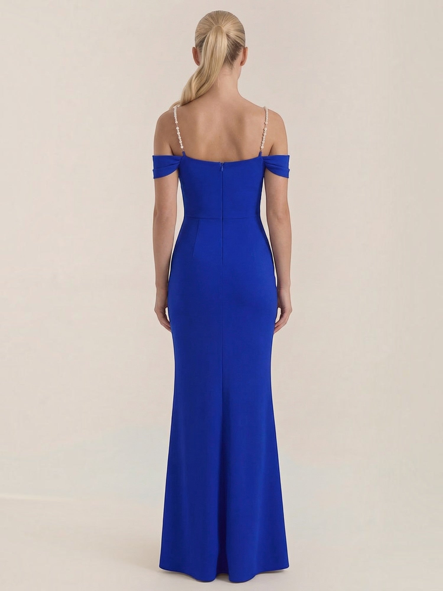 Daphne Off Shoulder Slit Maxi Dress