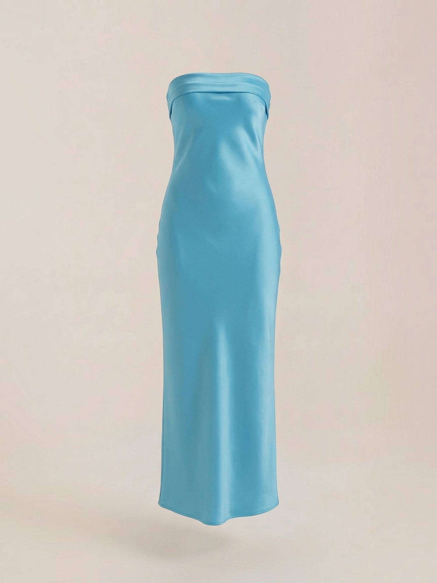 Elsa Schulterfreies Maxi-Abendkleid
