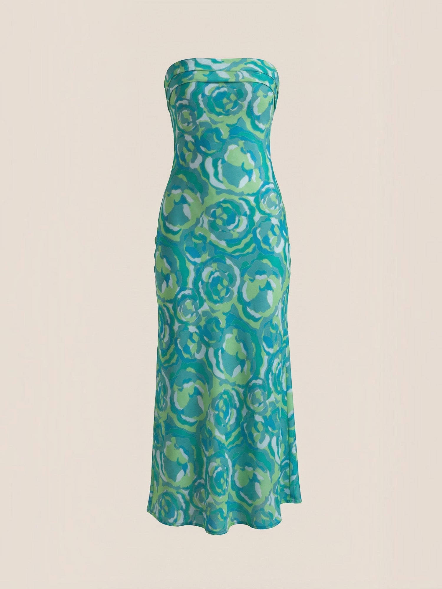 Elsa Schulterfreies Maxi-Abendkleid