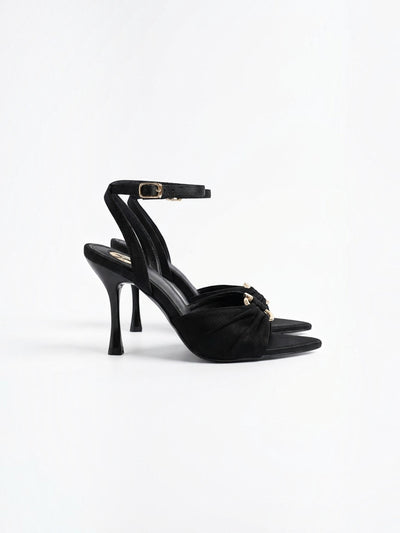 Sybilla Drapierte Absatzsandalen