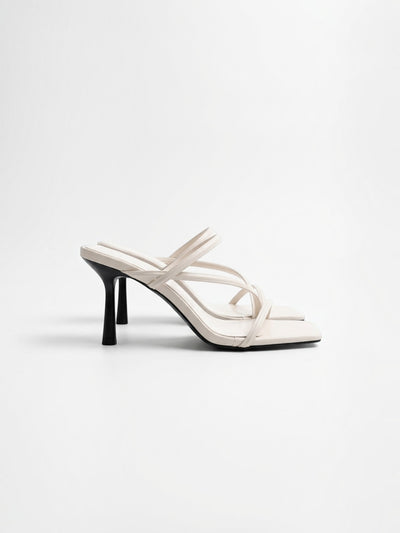Valeska Riemchen Mules mit Absatz