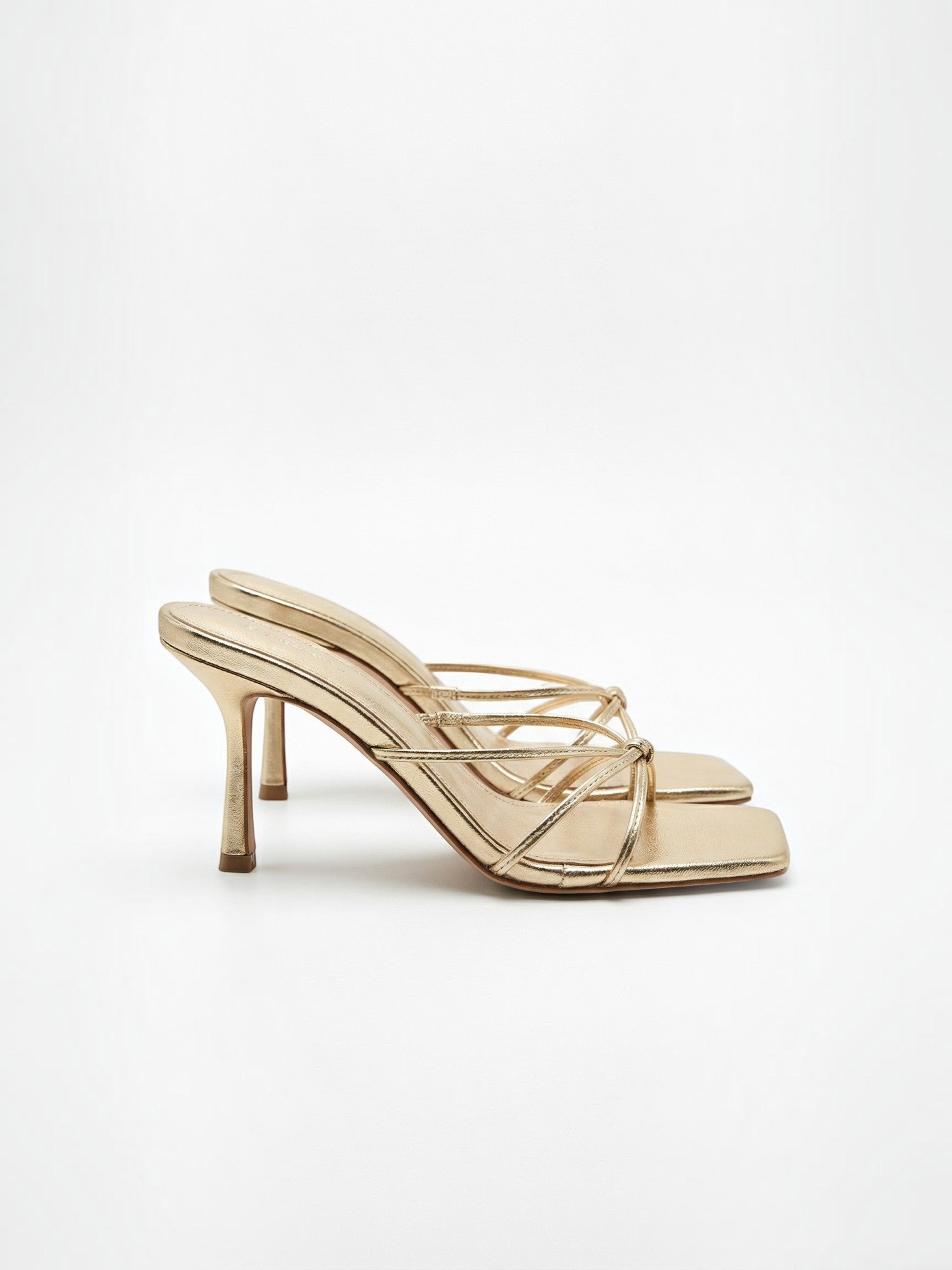 Damaris High Heel Mules mit Riemchen