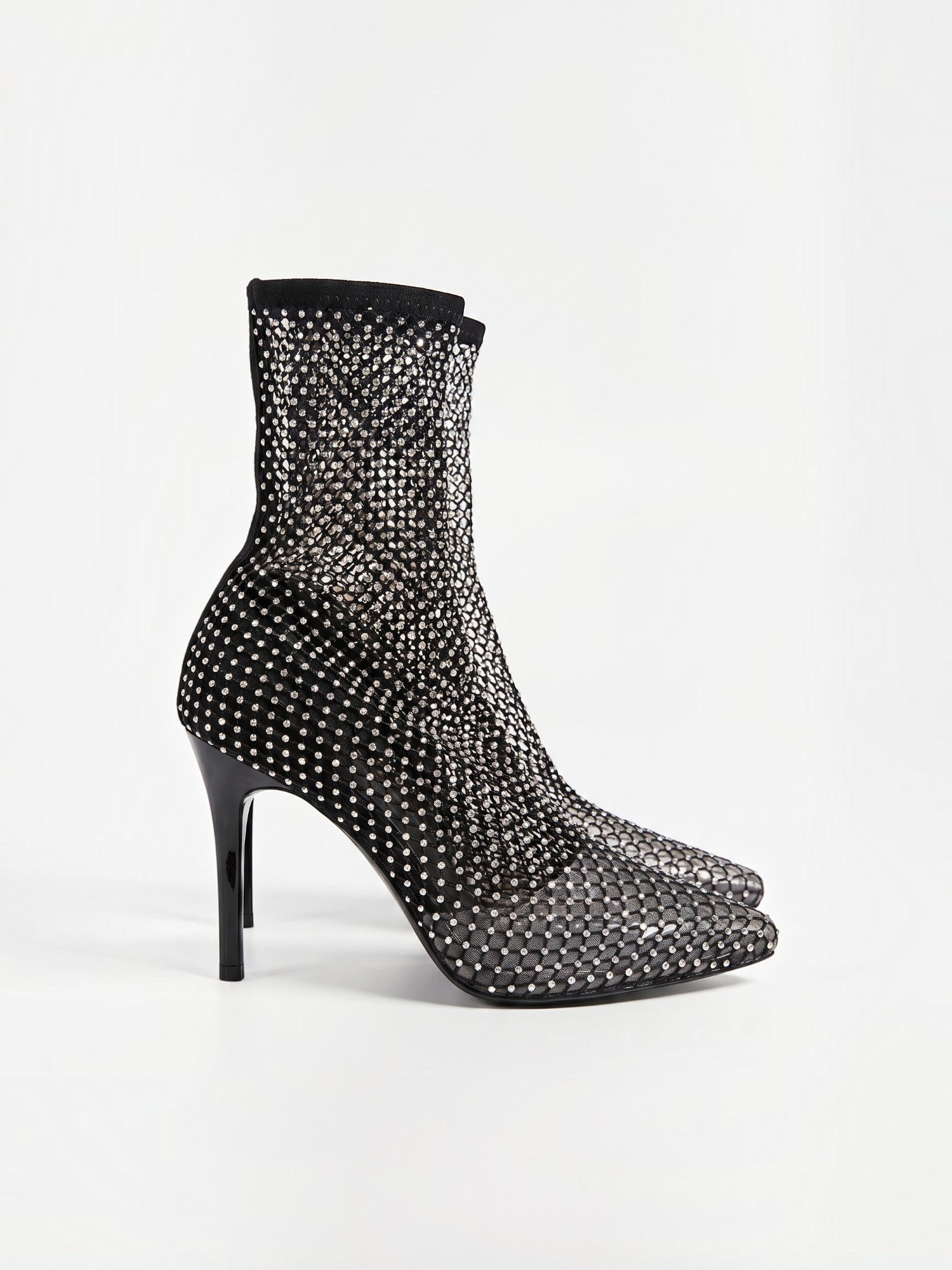Galienne Stiefeletten mit Strass und Stilettoabsatz
