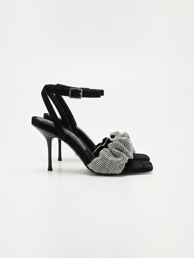 Kalira High Heel Sandaletten mit Strassschleife