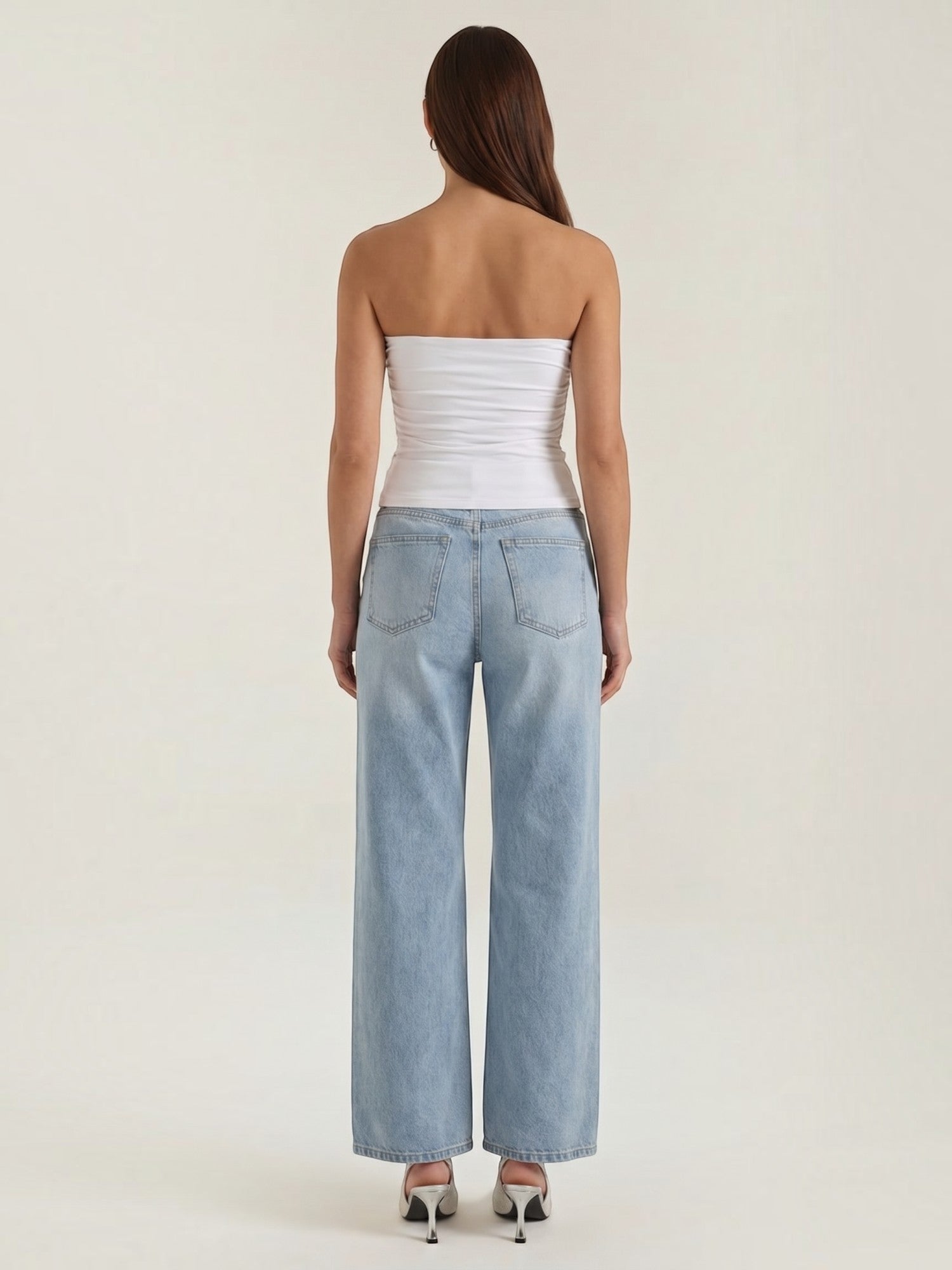 Guinevere Bandeau Top mit Raffung