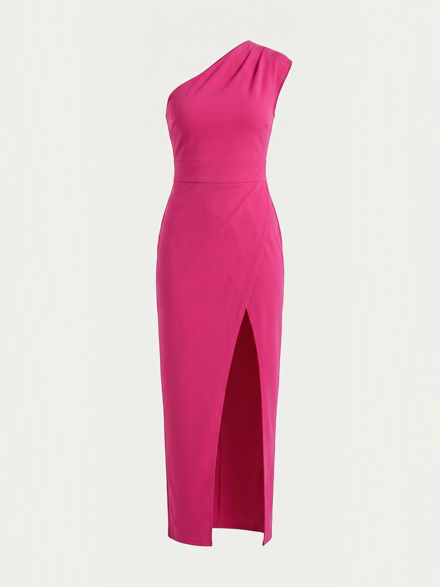 Fern Maxi Abendkleid One Shoulder mit Beinschlitz