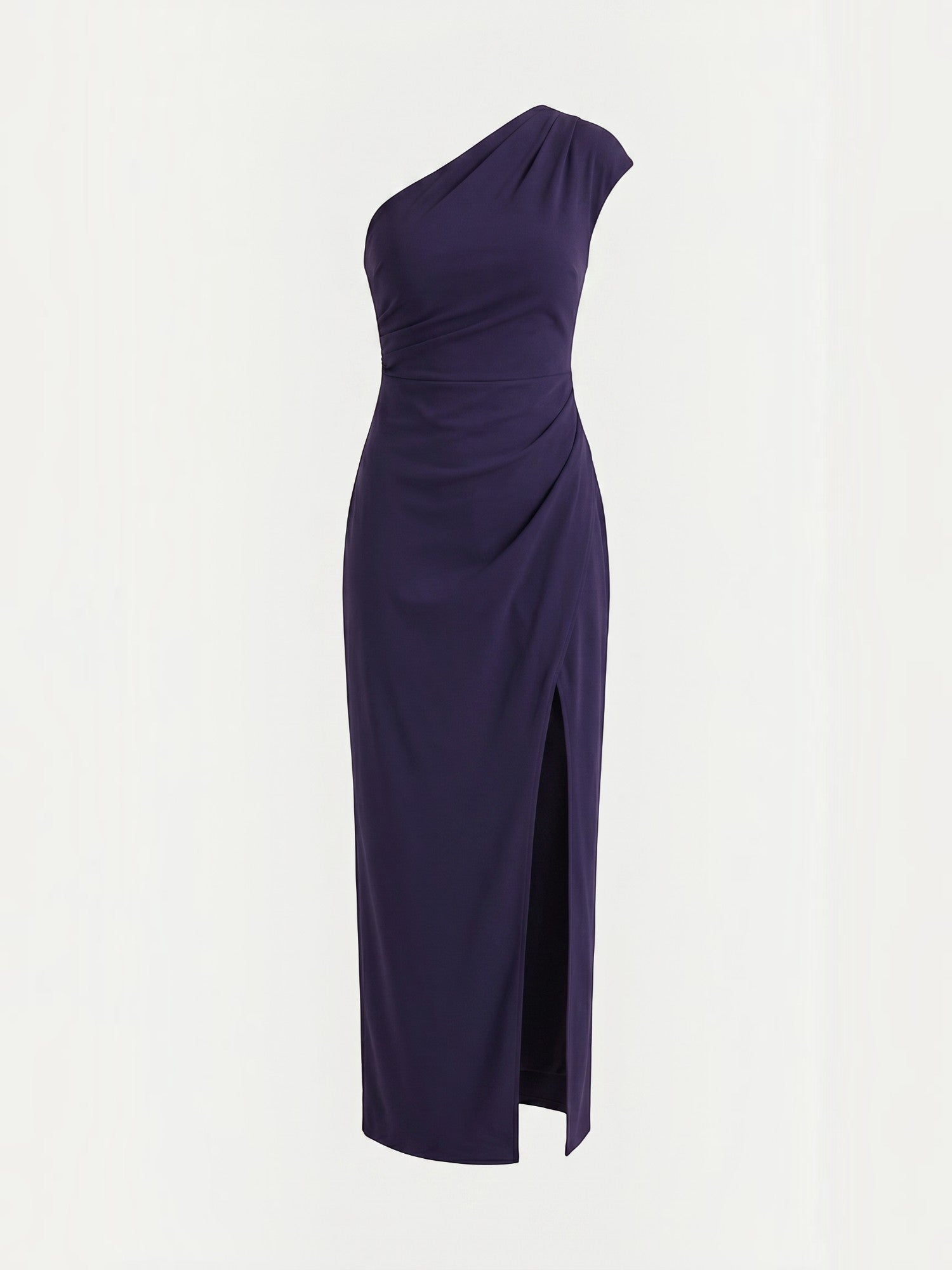 Fern Maxi Abendkleid One Shoulder mit Beinschlitz