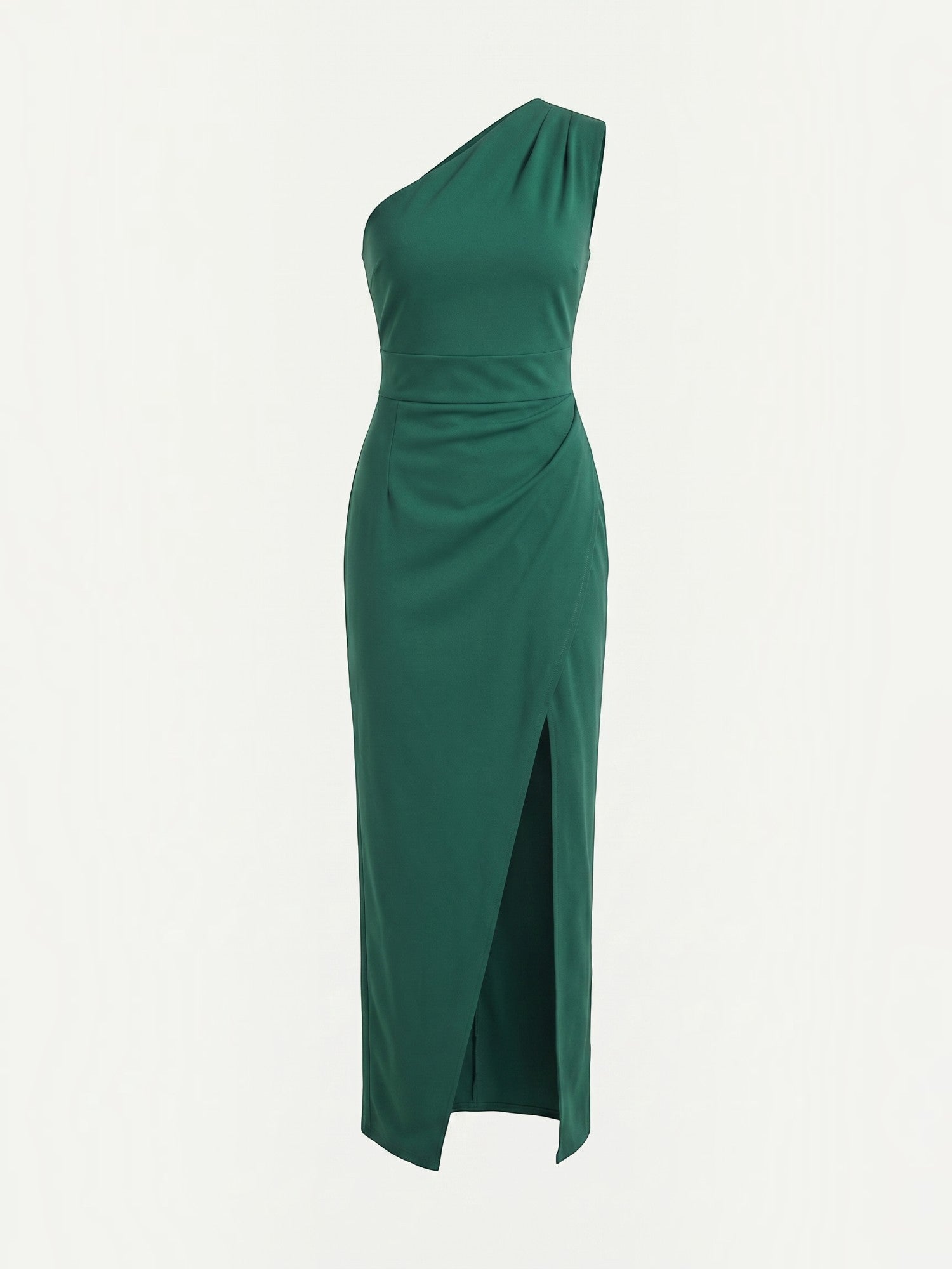 Fern Maxi Abendkleid One Shoulder mit Beinschlitz