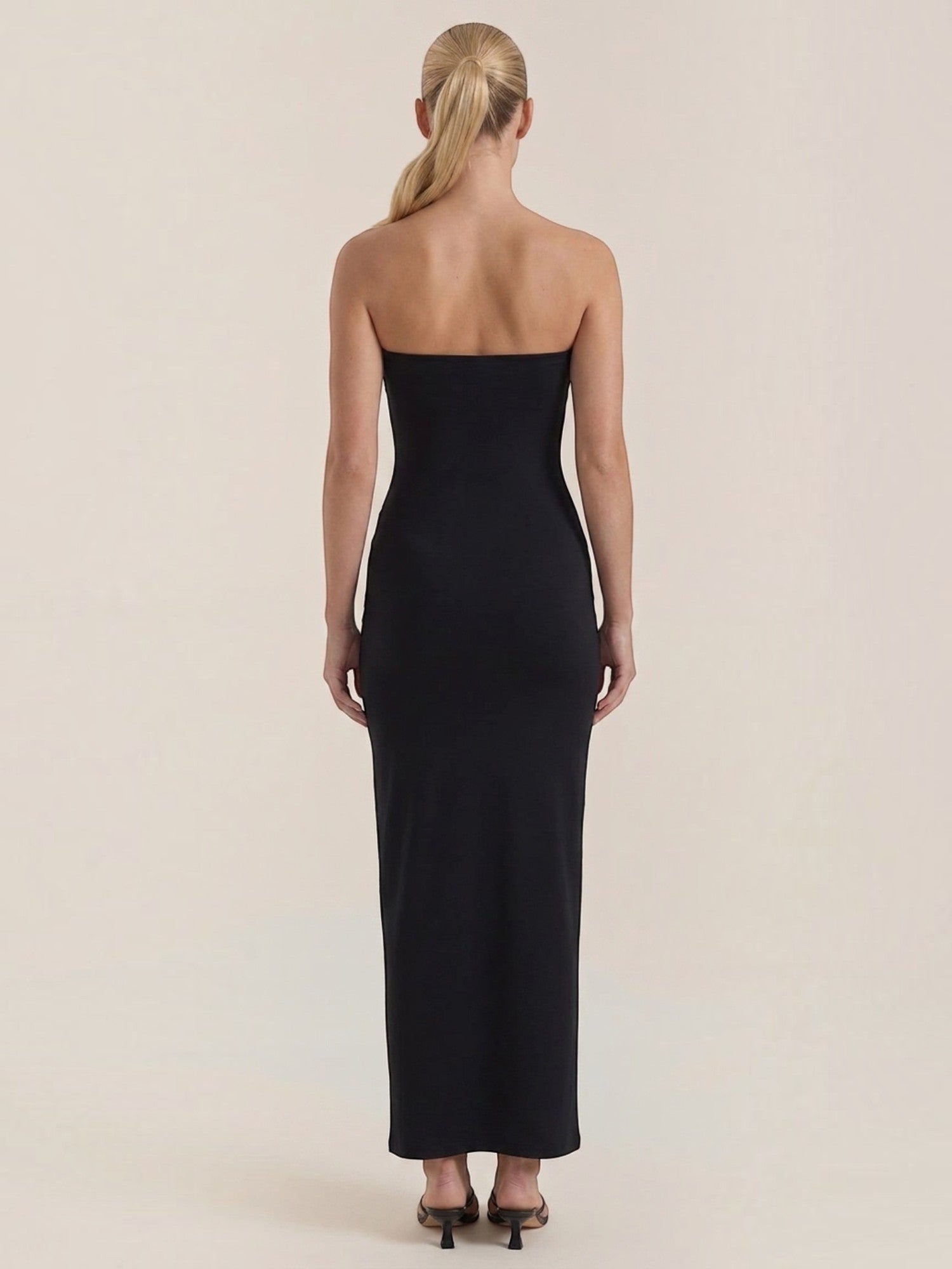 Quinn Maxikleid Bandeau mit Wickeloptik