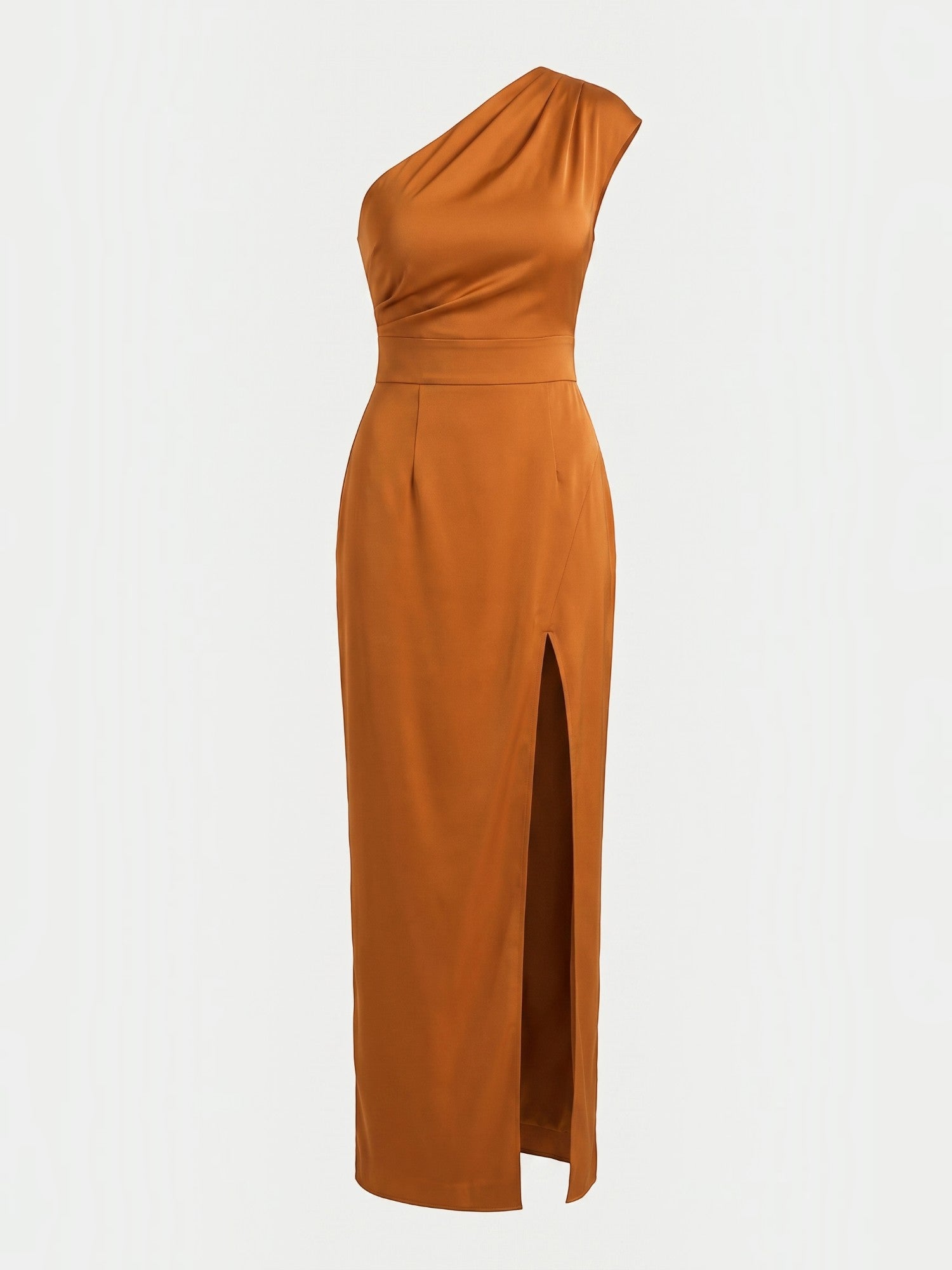 Fern Maxi Abendkleid One Shoulder mit Beinschlitz