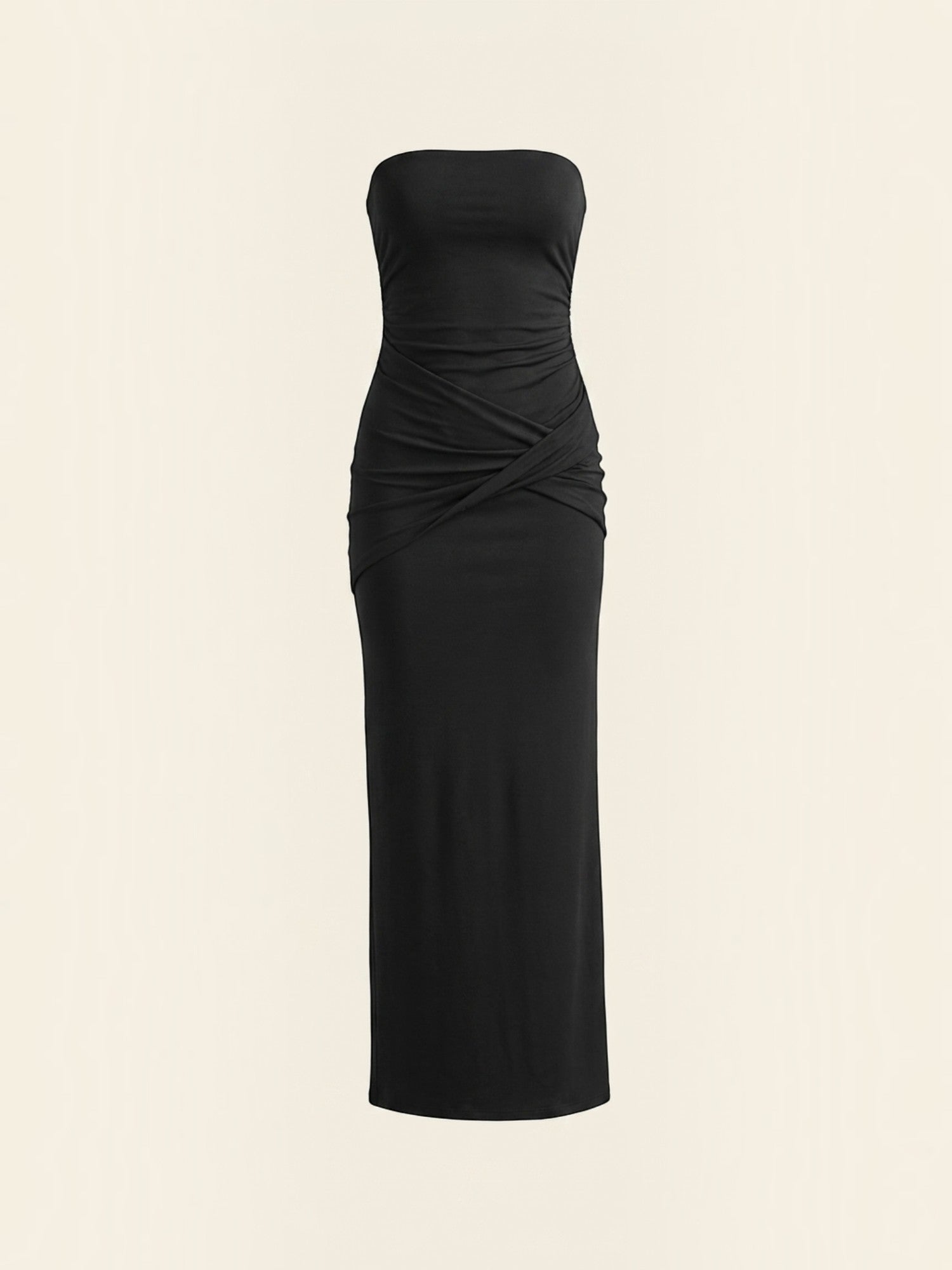 Quinn Maxikleid Bandeau mit Wickeloptik
