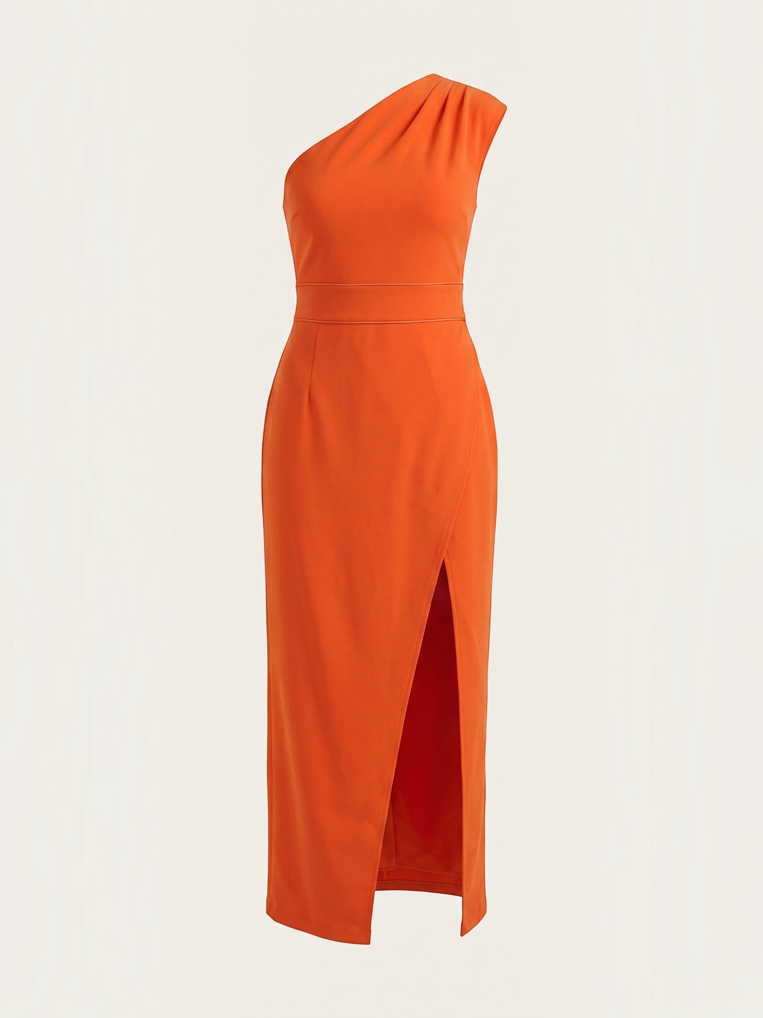 Fern Maxi Abendkleid One Shoulder mit Beinschlitz