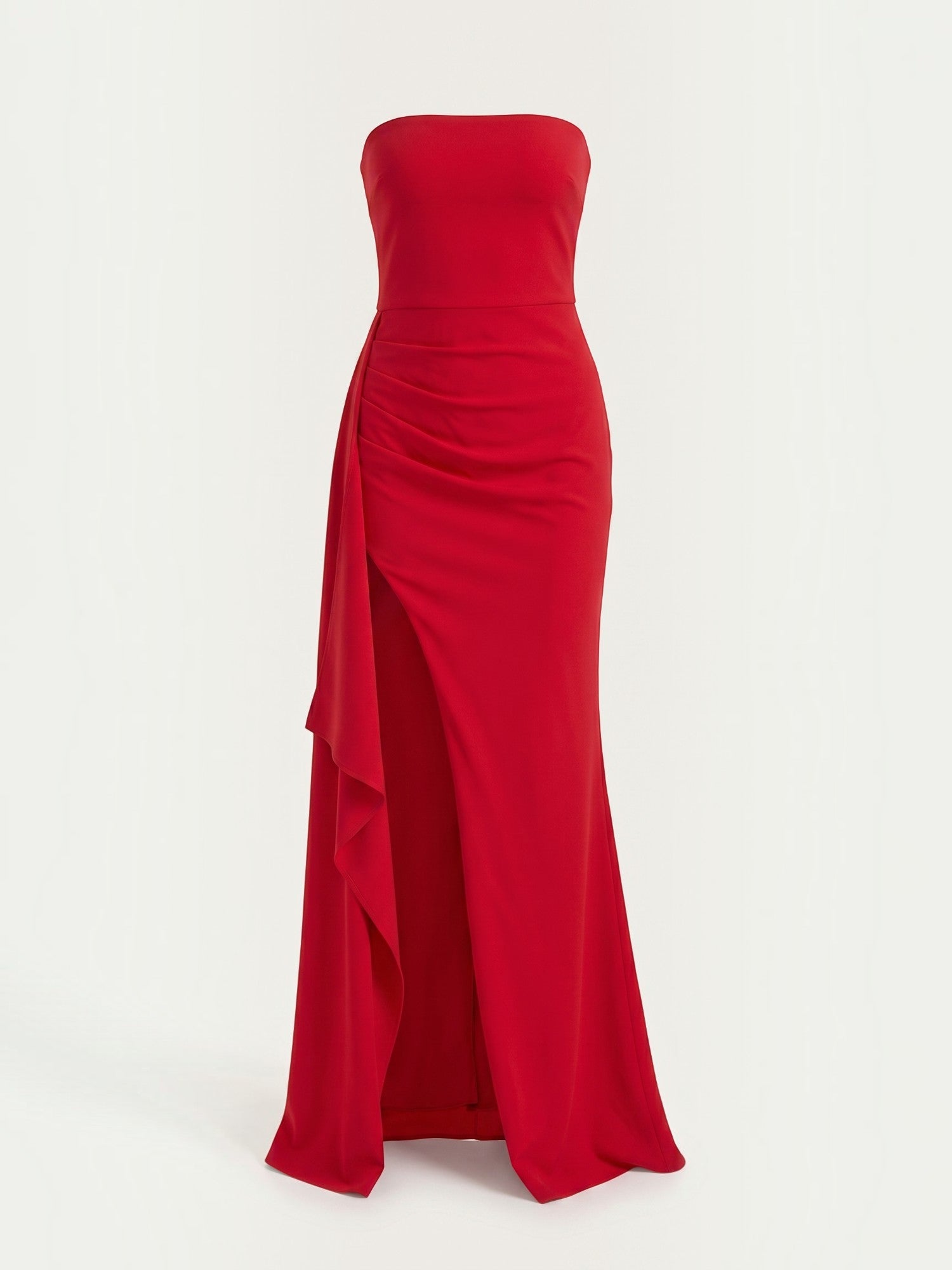 Sienna Maxi Abendkleid Bandeau mit Beinschlitz