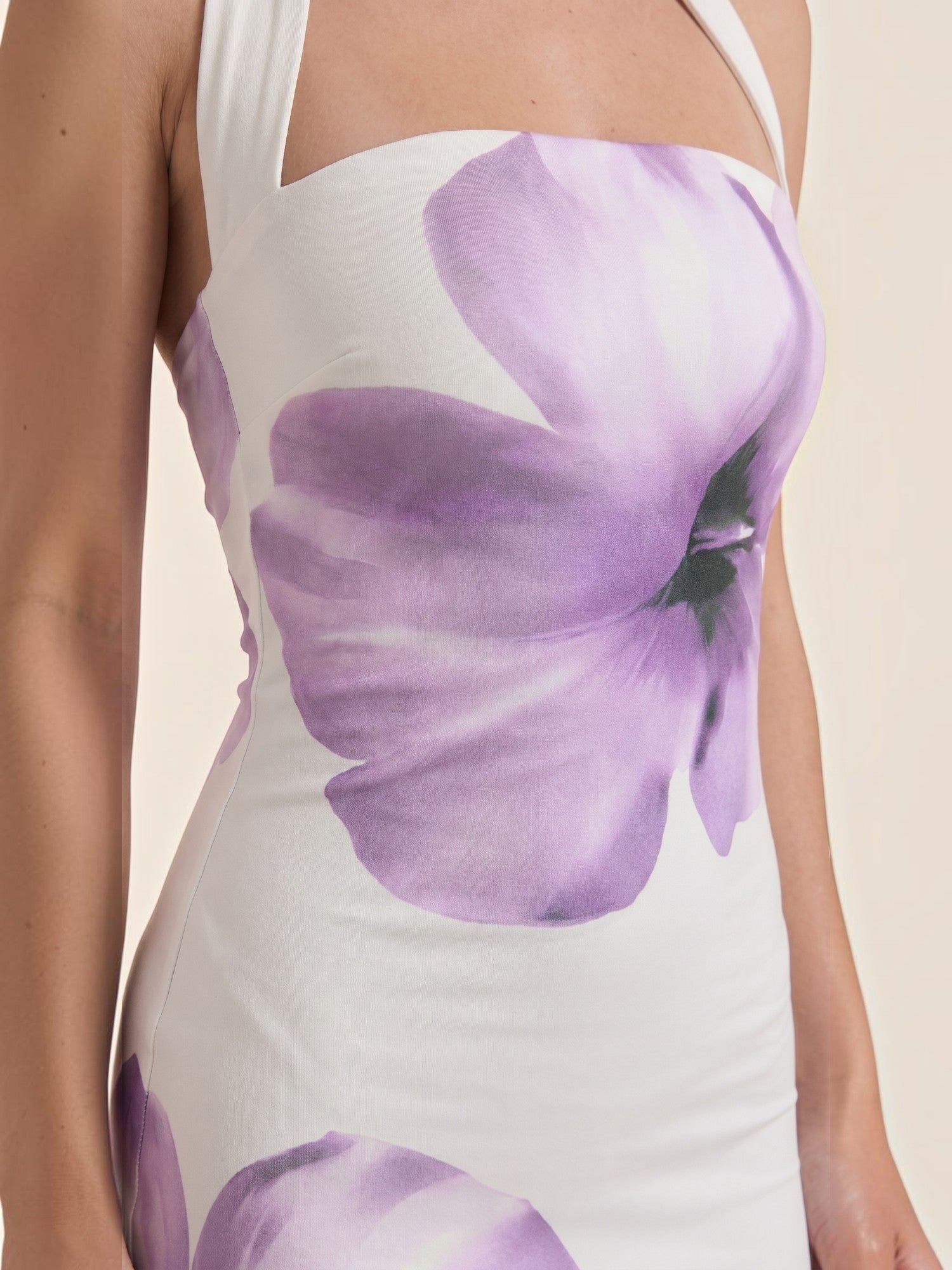 Remi Neckholder-Maxikleid mit Blumenprint